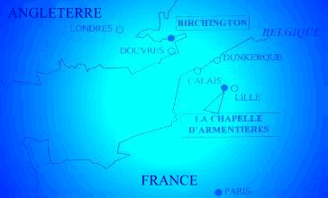 Carte du jumelage